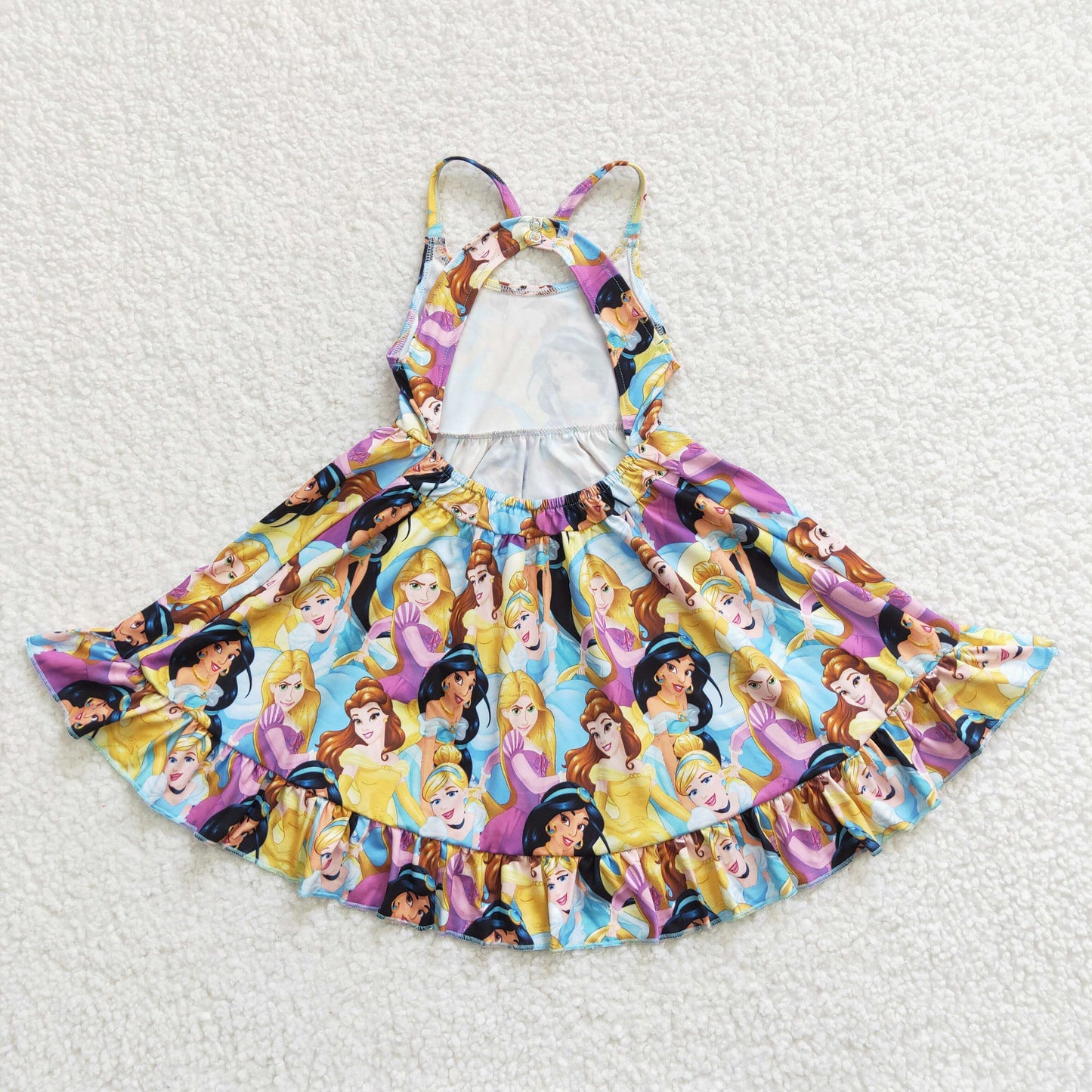 GSD0282 girl princess short sleeves girl dress 20230314 RTS