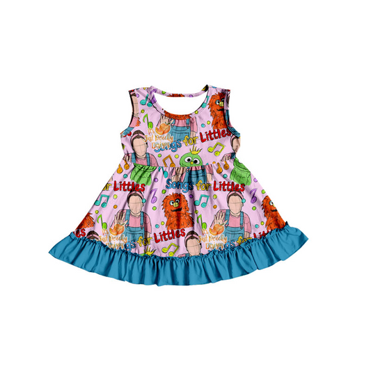 GSD0348 summer street back to school Mr rachel dress flower girl dress 20230403 preorder