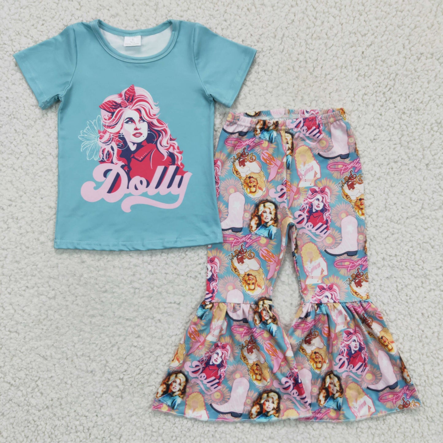 GSPO0224 RTS dolly short sleeve girl outfit 20230221