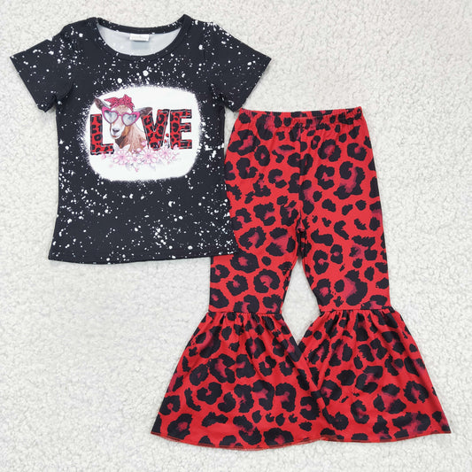 RTS GSPO0288 short sleeve love cow girl outfit 20230221