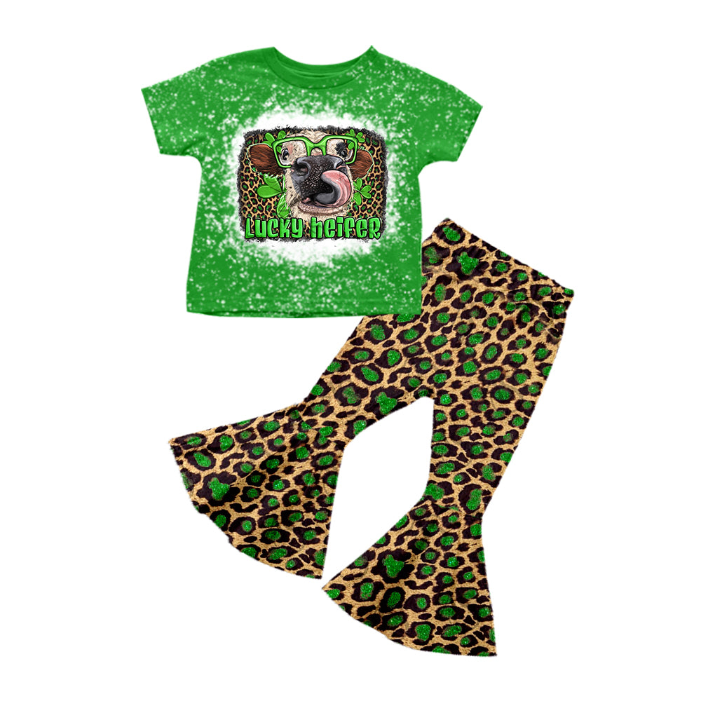 GSPO0402 preorder short sleeve St. Patrick lucky hei fee cow western girl outfit 1206