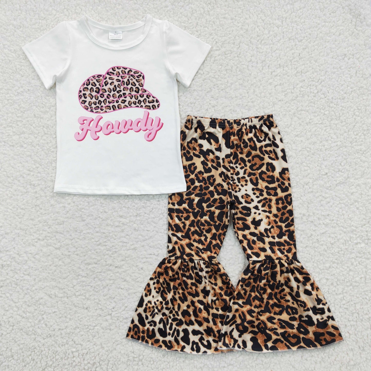 组合GSPO0589 Western leopard short sleeve cow leopard girl outfit  RTS  20230329