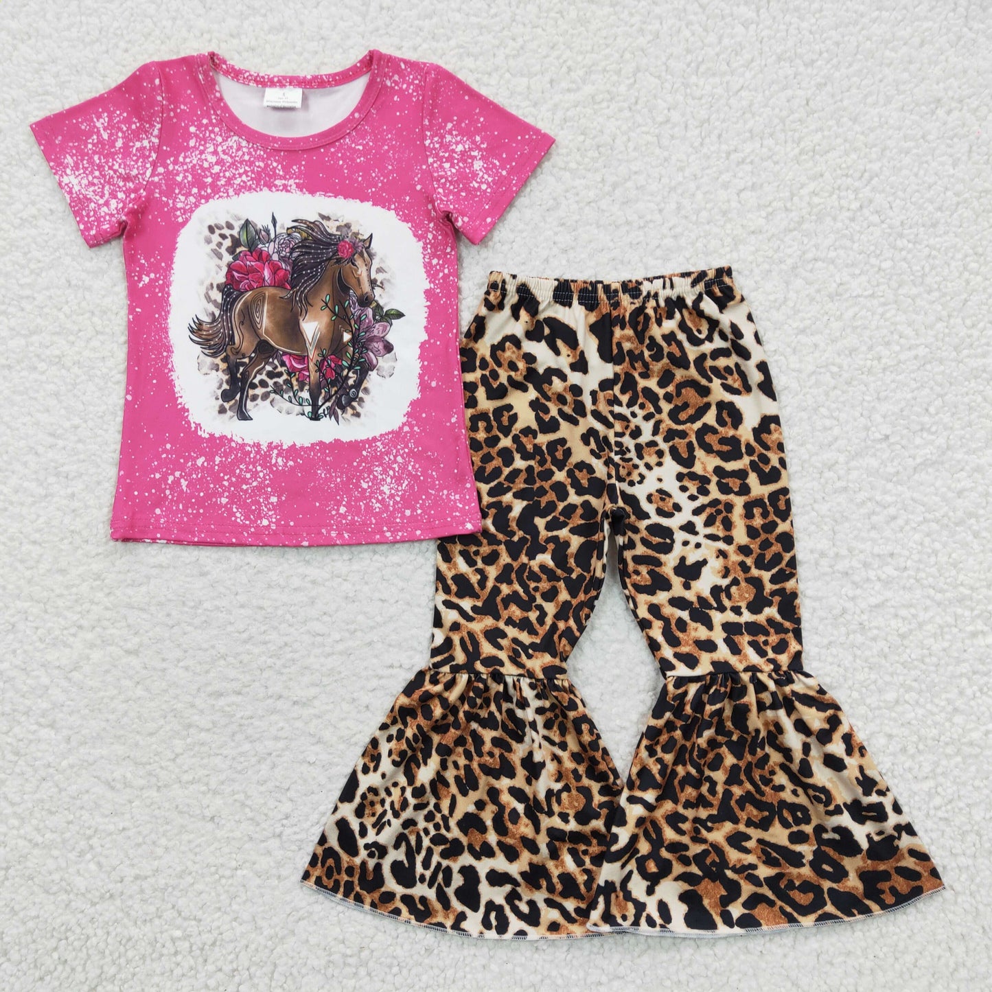 组合GSPO0590 Western leopard short sleeve cow leopard girl outfit RTS 20230329