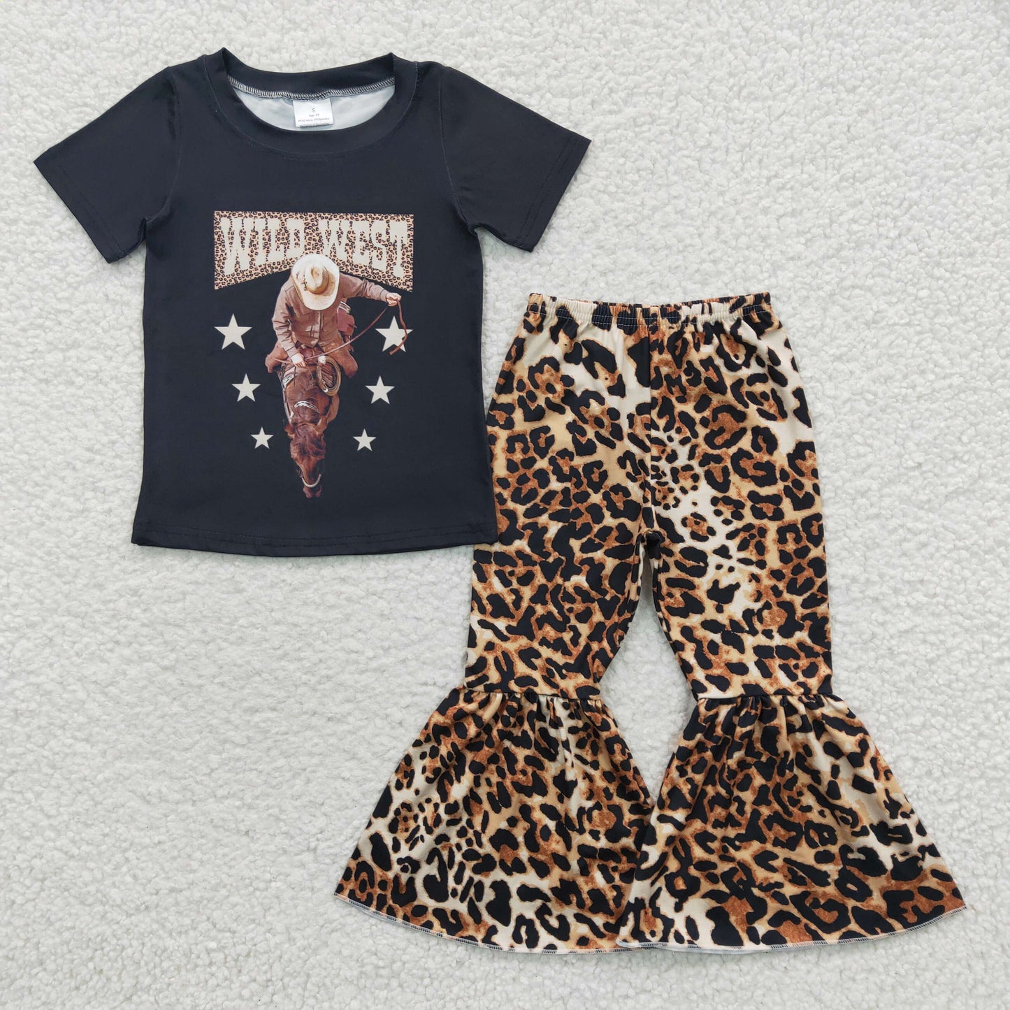 组合GSPO0591 Western leopard short sleeve cow leopard girl outfit RTS 20230329