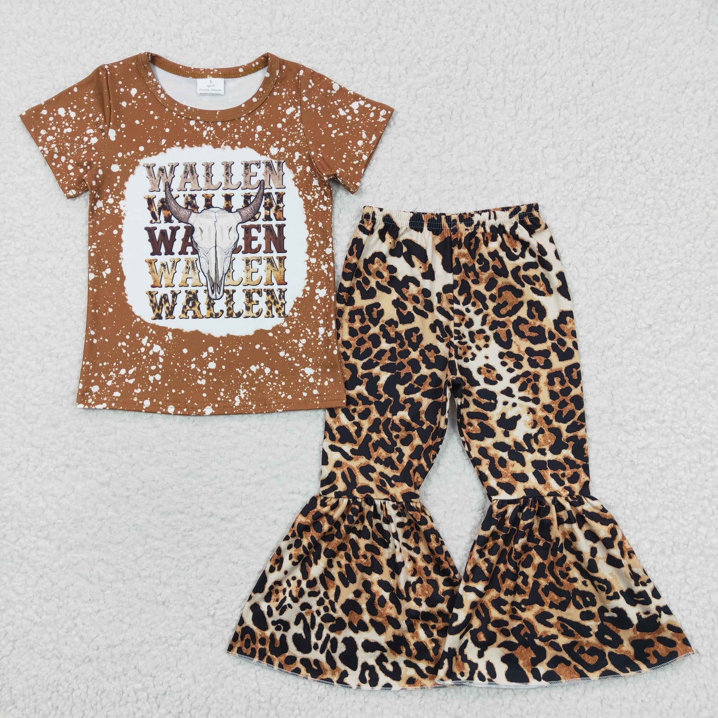 组合GSPO0592 Western wallem leopard short sleeve cow leopard girl outfit RTS 20230329