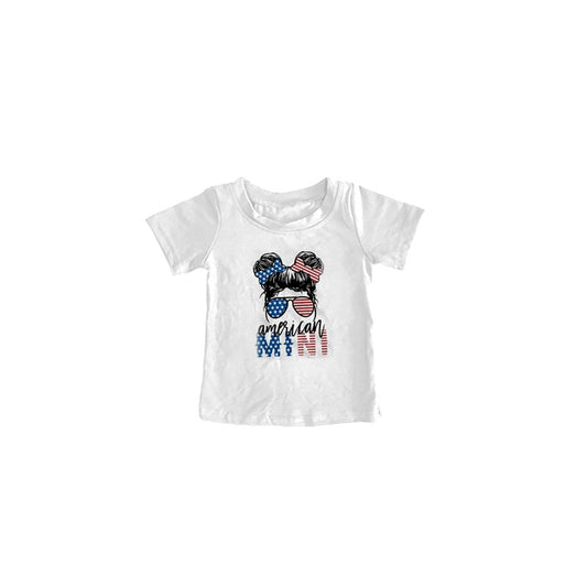 GT0130 American National Day girl tee top t-shirt short sleeve preorder 20230109