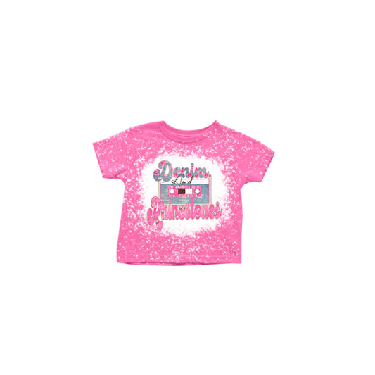 GT0132 western stone short sleeve girl tee t-shirt top preorder