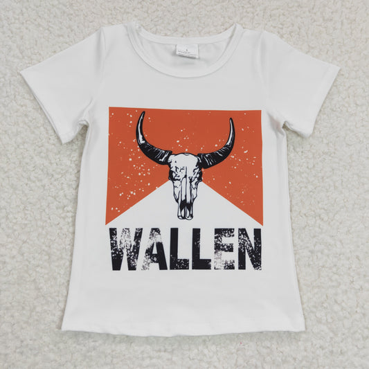 GT0146 western wallen Short sleeve girl top tee t-shirt  20230304 RTS