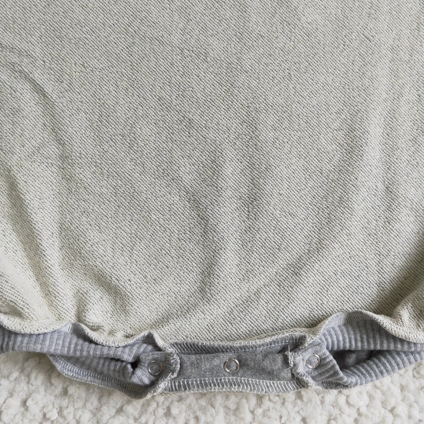 LR0240 RTS 1101 cotton grey sweater boy long sleeve romper