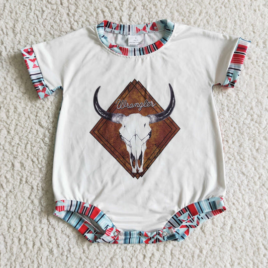 RTS 0928 cow short sleeve girl ROMPER