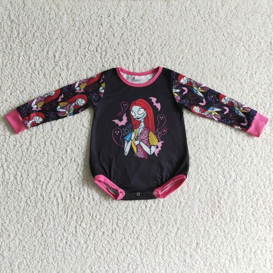 halloween nignty long sleeve baby girl boy bubble romper 0921