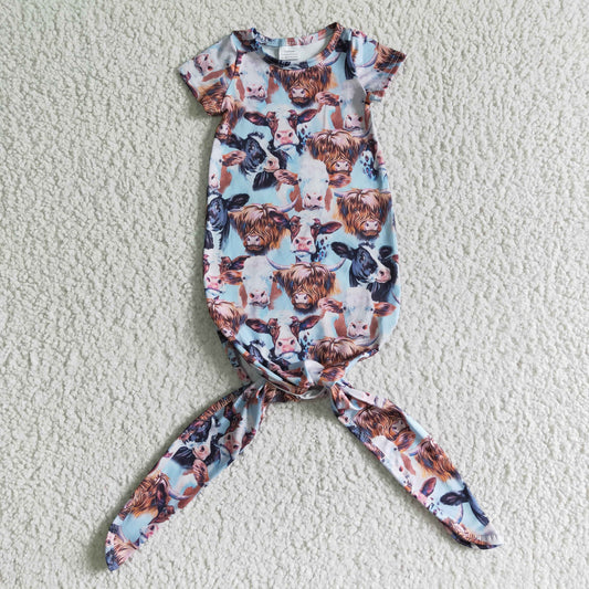 promotion RTS NB0001 baby born gown western cow calf roping team roping designs short sleeve romper 0516