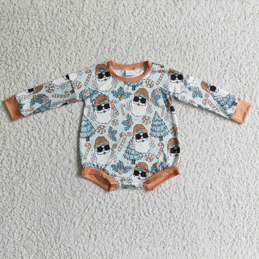 LR0179 christmas girl boy bubble romper 1029 RTS