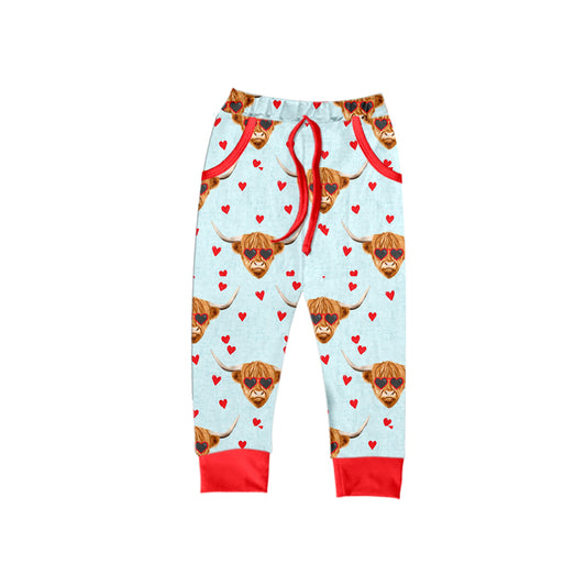 P0037 cow love valentina long pants jogger legging 1101 preorder