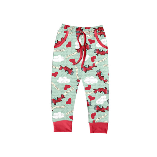 P0038 plane love valentina long pants jogger legging 1101 preorder