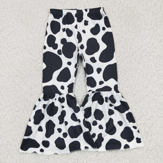 P0041 RTS cow ruffles long pants  1209