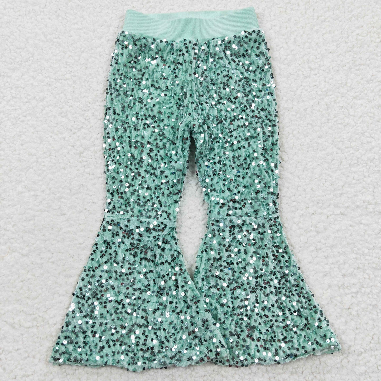 P0109 kids sequin long bell pants  20230406  RTS