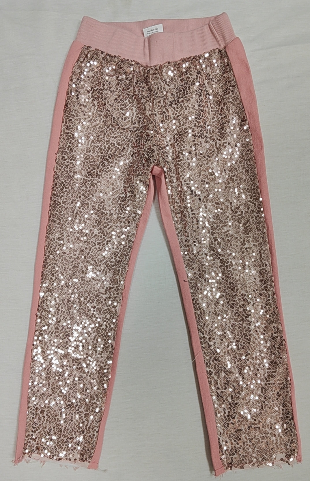 P0114 kids sequin jeans long bell pants preorder 20230308