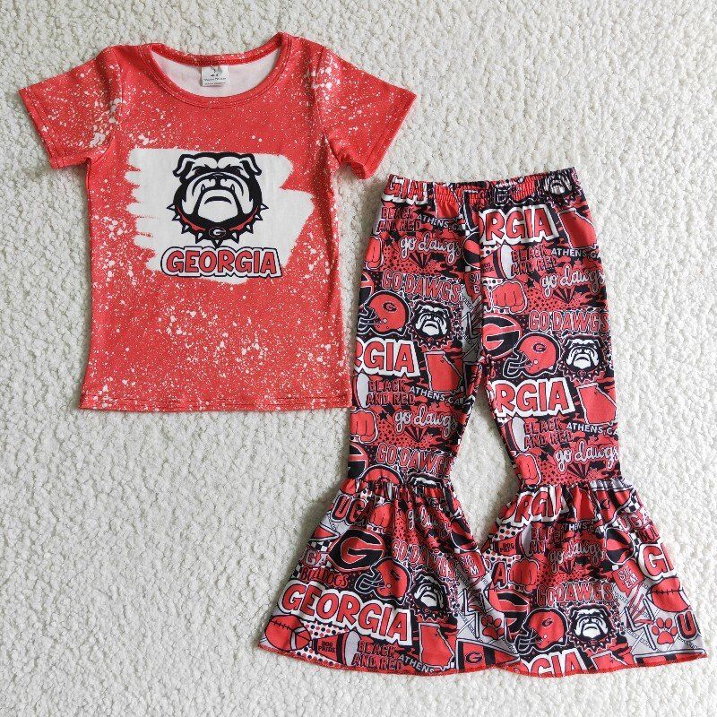 TEAM short sleeve football girl outfit 0908