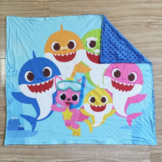RTS 0608 cartoon blue blanket