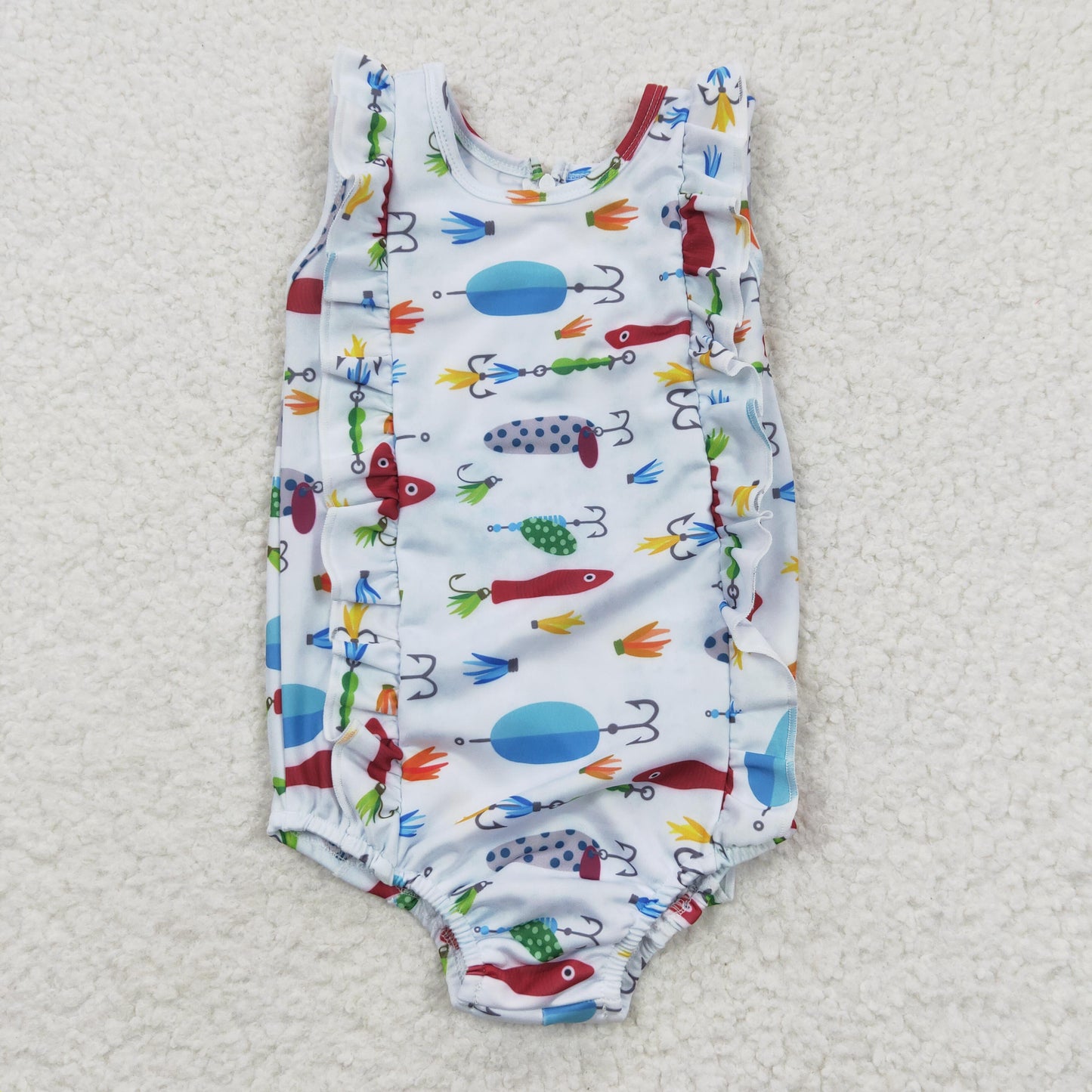 S0043 fish swimware swimsuit 20230412 RTS