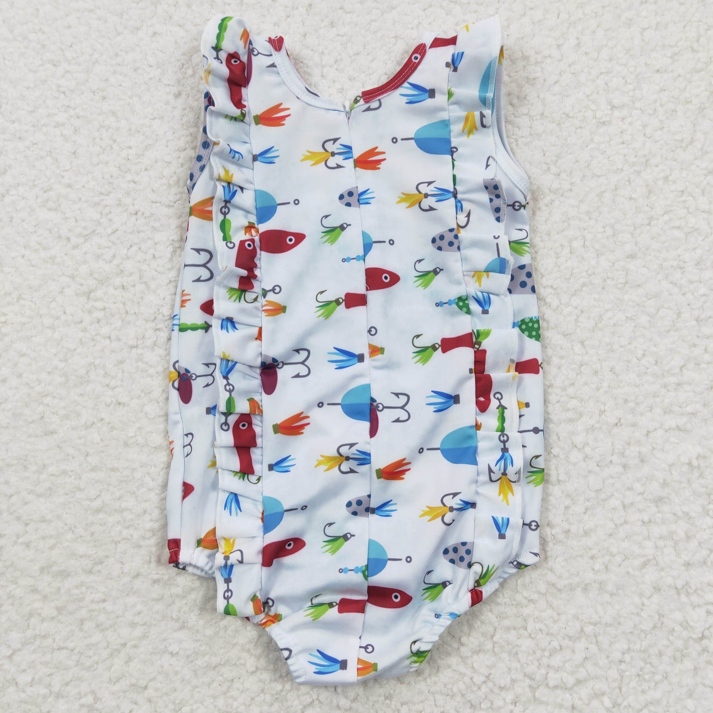 S0043 fish swimware swimsuit 20230412 RTS