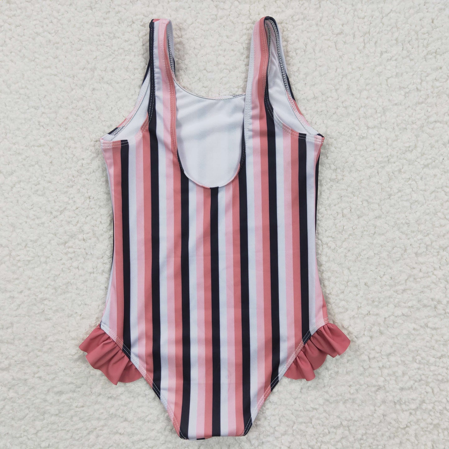 S0049 stripe swimware swimsuit 20230321 RTS