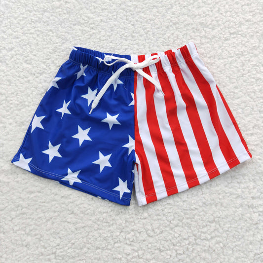 S0089 Western USA boy swimming trunks shorts 20230411 RTS