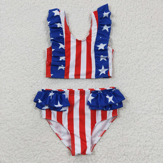 S0090 USA girls swimwear swim suit 20230413