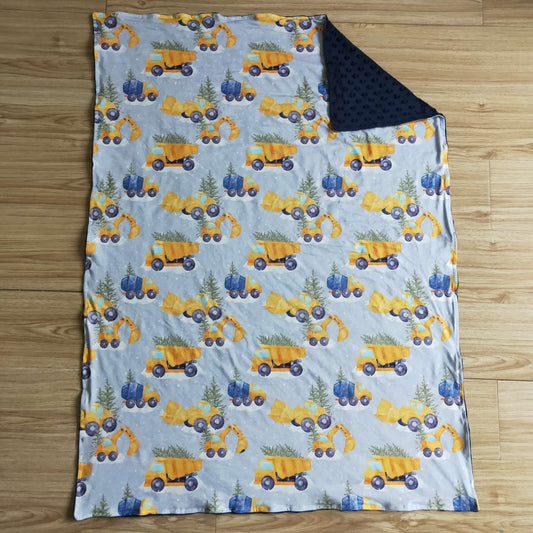 1029 RTS christmas tree car baby blanket BL0029
