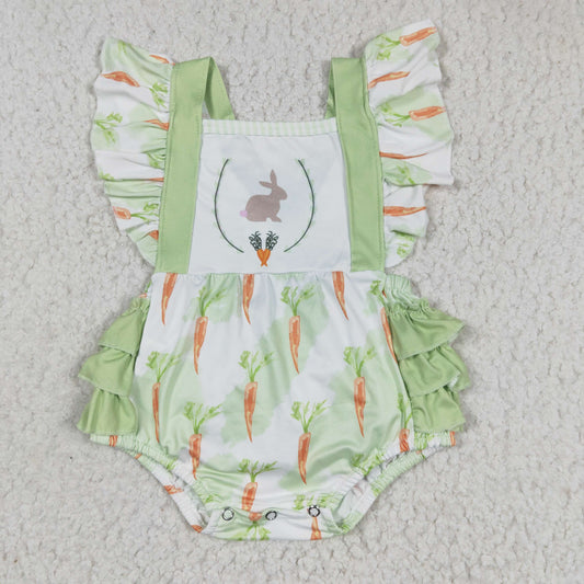 SR0112 short sleeve rabbit bunny girl bubble romper 1208 RTS