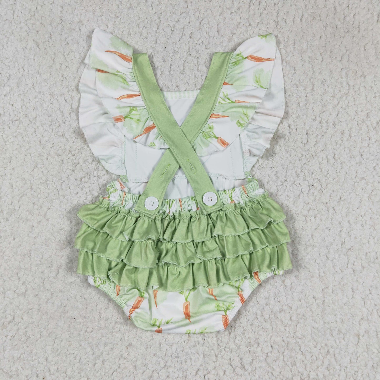 SR0112 short sleeve rabbit bunny girl bubble romper 1208 RTS