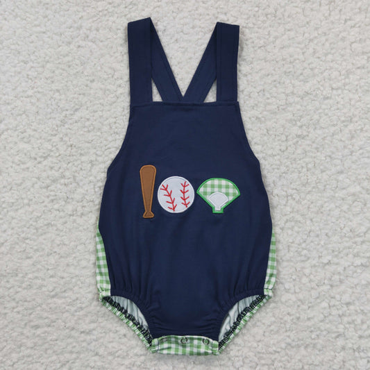 SR0272  embroidery golf ball Baseball short sleeve kids boy Baby romper  20230322 RTS