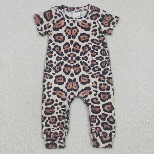 SR0293 western Leopard short sleeve boy romper 20230311 RTS