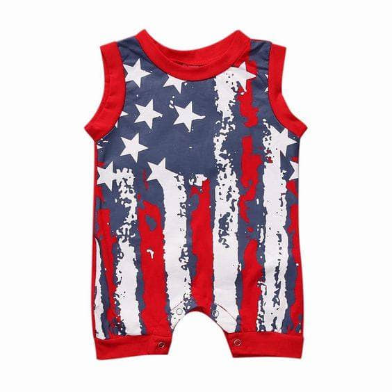 SR0360 short sleeve 4th july USA boy bubble romper preorder 20230308