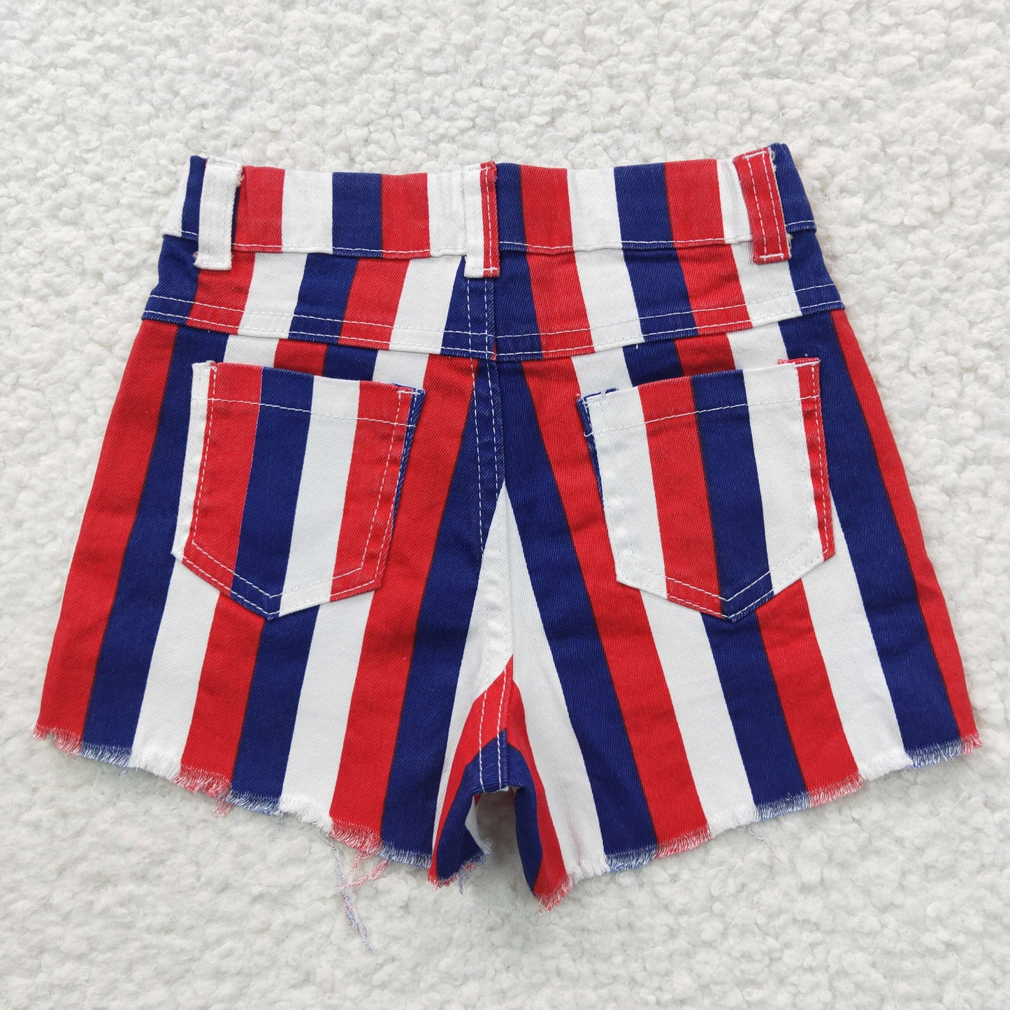 blue and red USA denim JEANS shorts SS0082 RTS 20230419