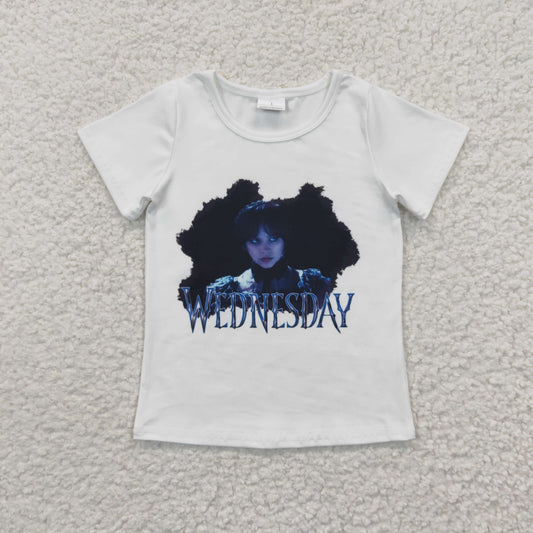 GT0169 wedensday short sleeve girl boy tee t-shirt top 20230322 RTS