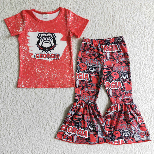 RTS GSPO0188 RTS team short sleeve GEORGIA girl outfit