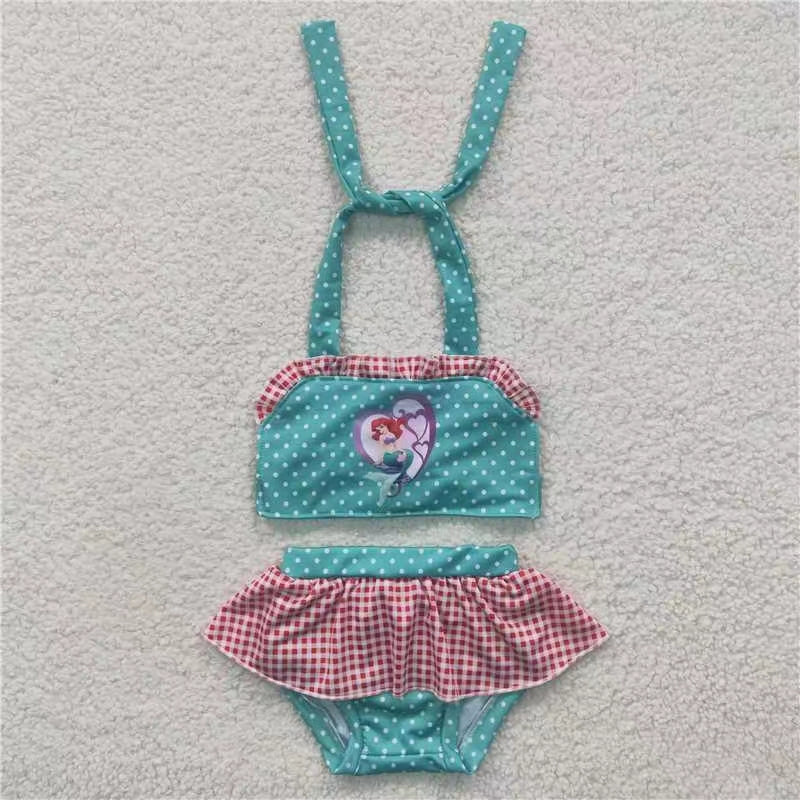 S0057 princess mermaid swimware swimsuit RTS 20230407 RTS